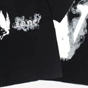 No Smoke (Devils Angel) Black Tee Size M